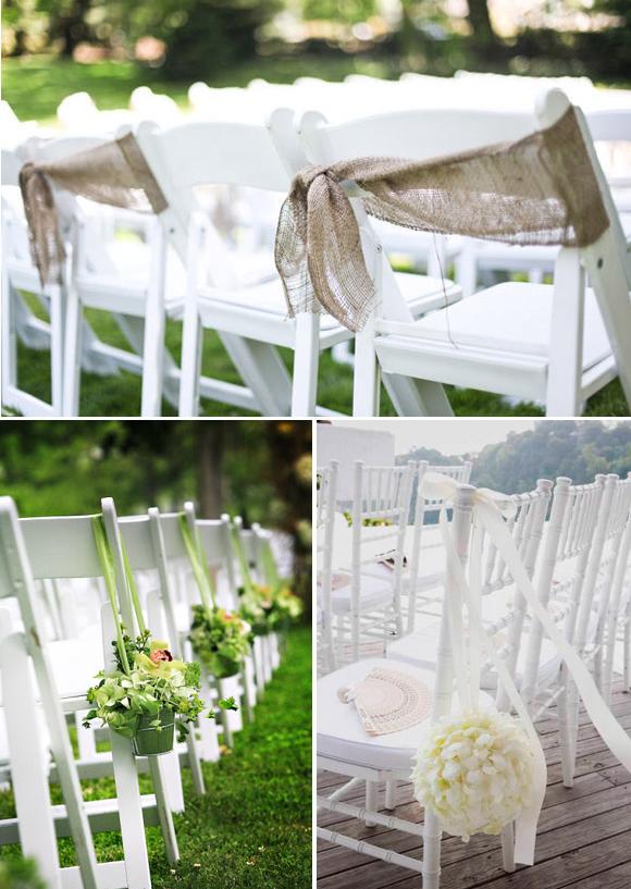 Cómo decorar las sillas en una boda - VESTA PROYECTOS